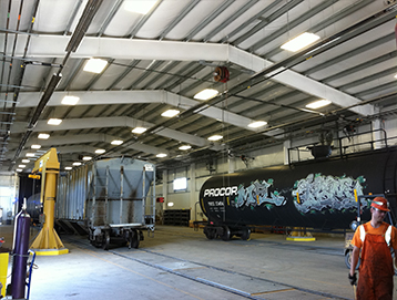 Train Cleaning Station